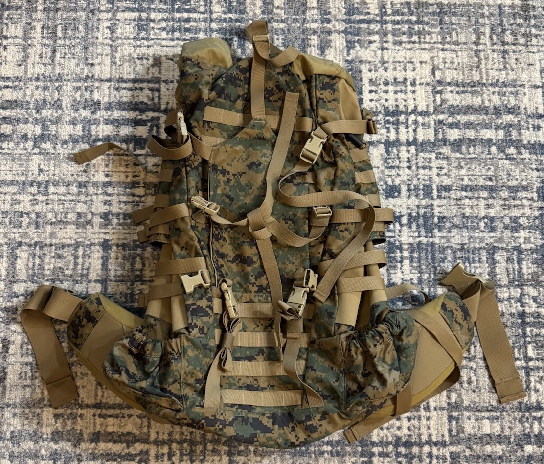 Vintage USMC Backpack Arcteryx APB03 Pack Combat Marpat Camo US Marines Rucksack