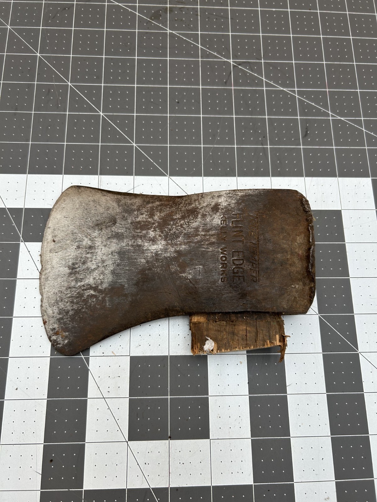 Vintage Kelly Works True Temper Flint Edge USA Axe Head 3lbs 8oz