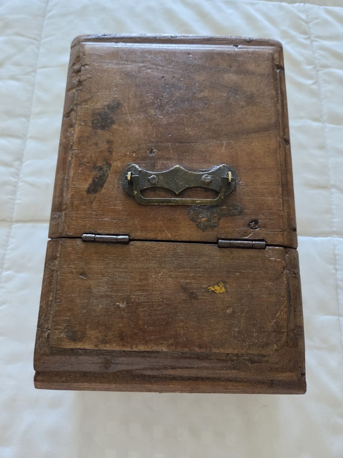 Antique Solid Wood Merchant's Box Antique Solid Wood Merchant's Box