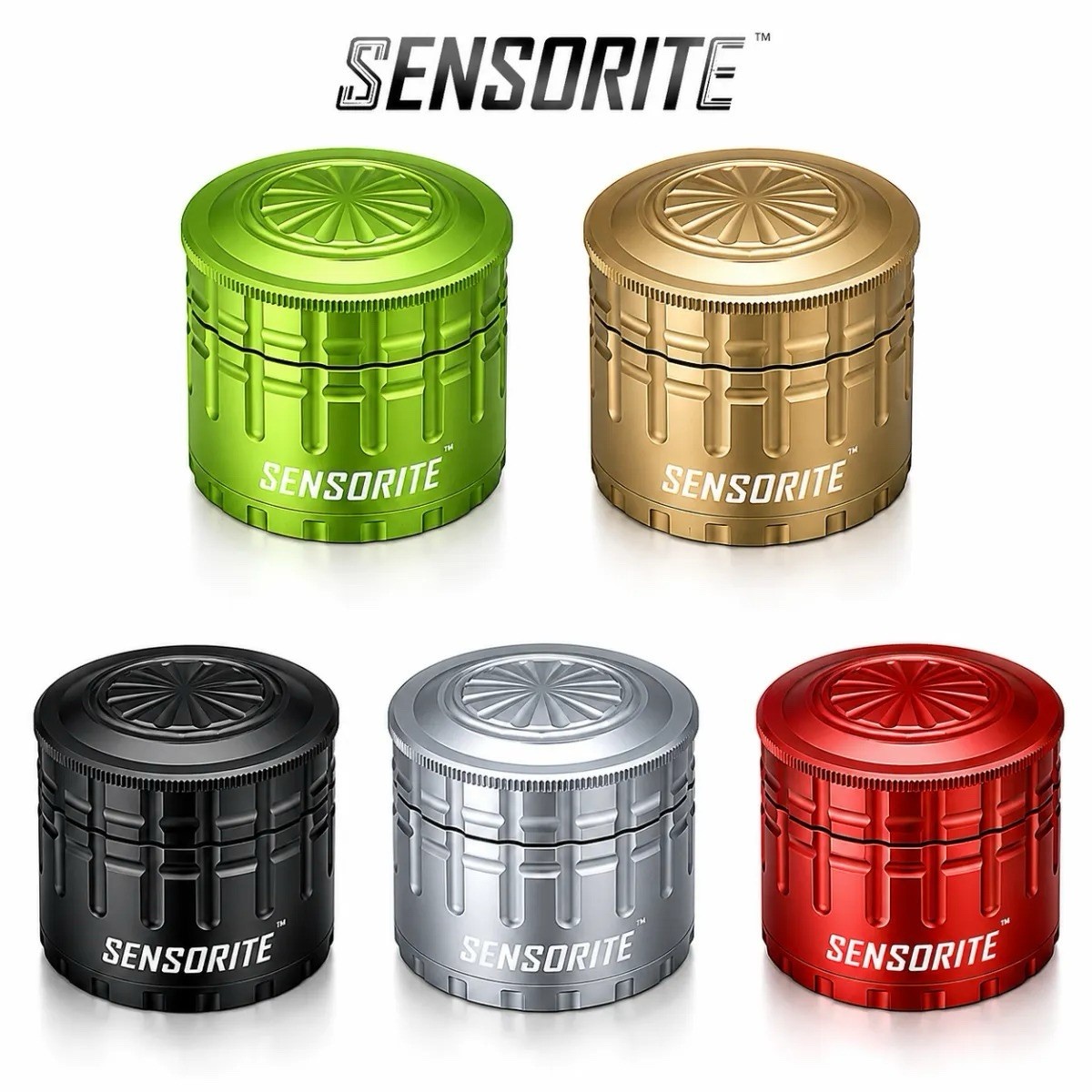 Sensorite TITAN F5 55mm 4-Part Millstone Design Herb Grinder *USA* Sensorite TITAN F5 55mm 4-Part Millstone Design Herb Grinder *USA*