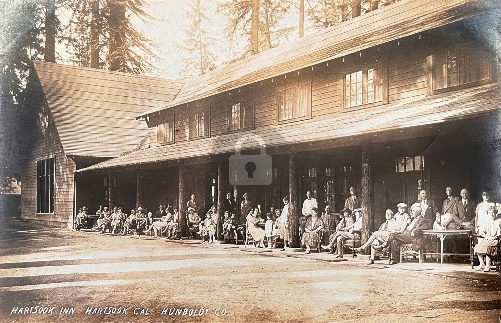 Hartsook CA California Hartsook Inn 1920 RPPC Photo Postcard COPY