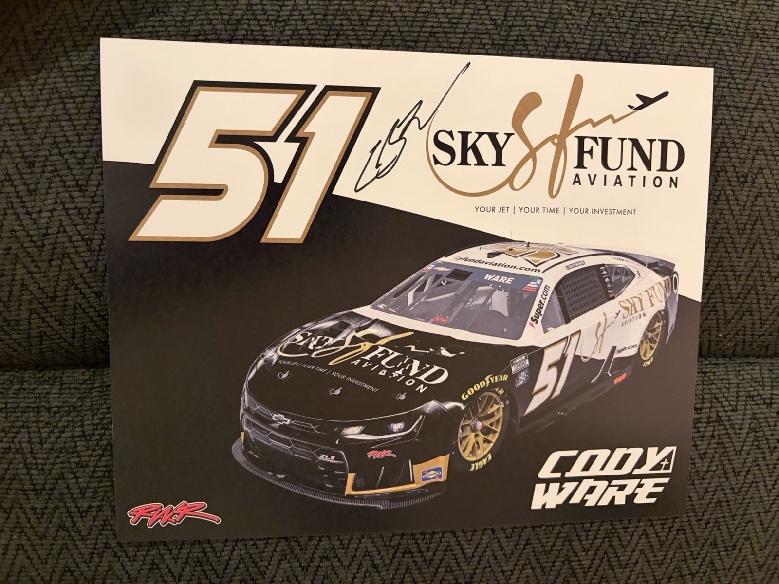 Cody Ware Signed Promo Hero Card Nascar Autographed 2026 Cody Ware Signed Promo Hero Card Nascar Autographed 2026