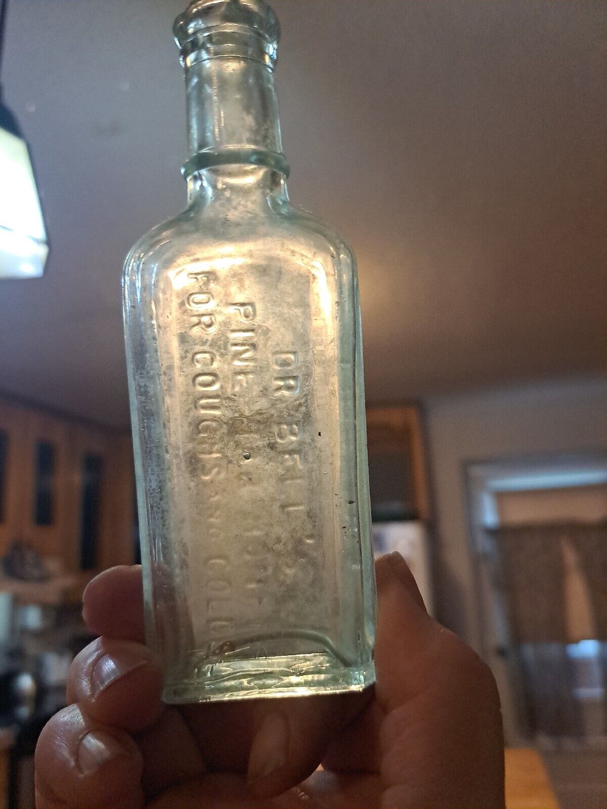 Antique Dr Bells Pine Tar Honey Bottle