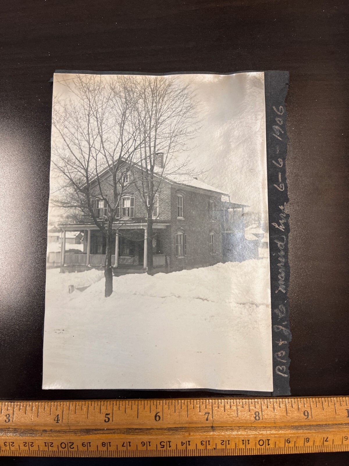 Real Photo Hartford Connecticut Residence Scene 5x7 c. 1910 Real Photo Hartford Connecticut Residence Scene 5x7 c. 1910