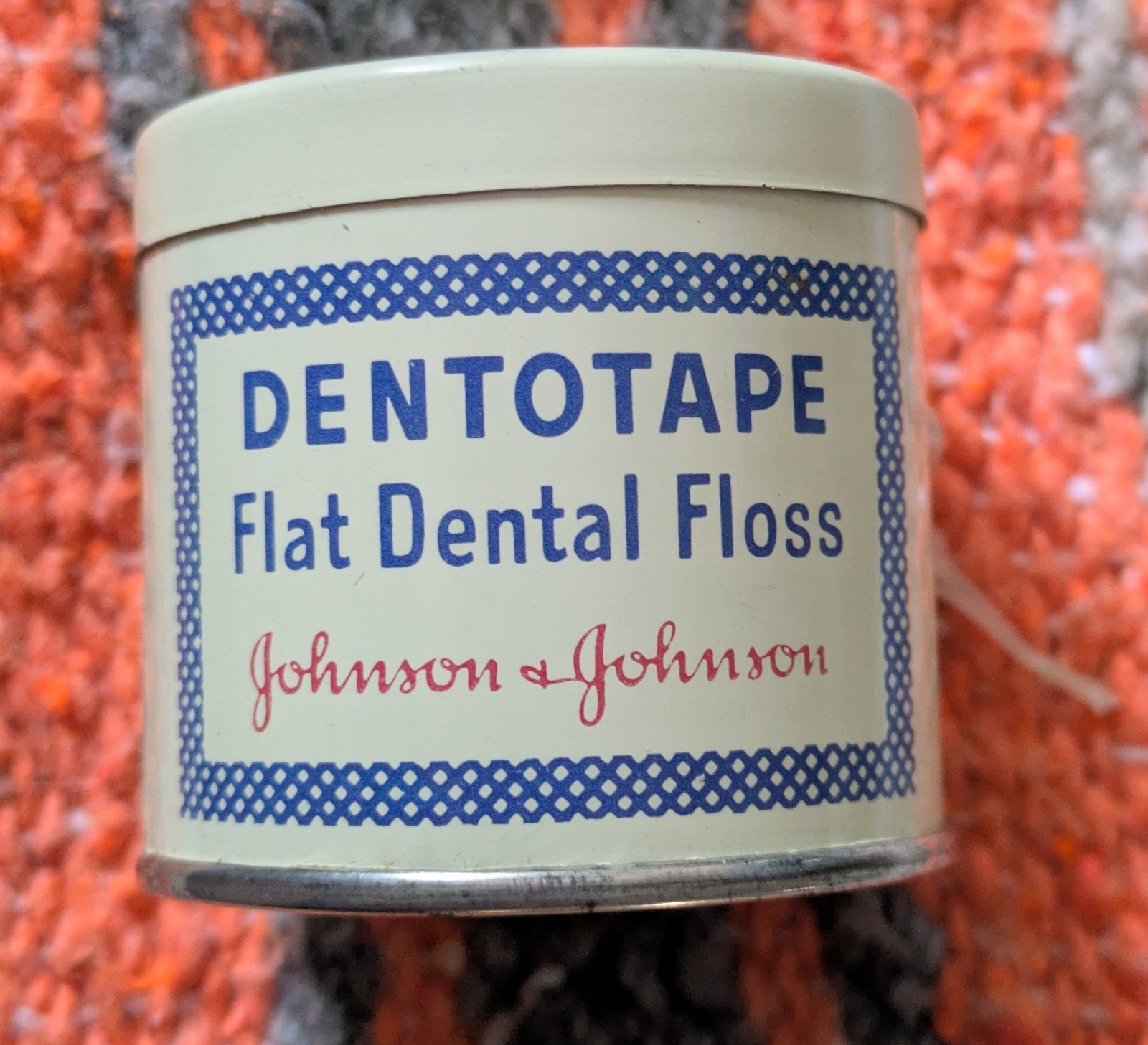 Vintage Dentotape Flat Dental Floss Johnson & Johnson East NJ 1940s 50s Full Vintage Dentotape Flat Dental Floss Johnson & Johnson East NJ 1940s 50s Full