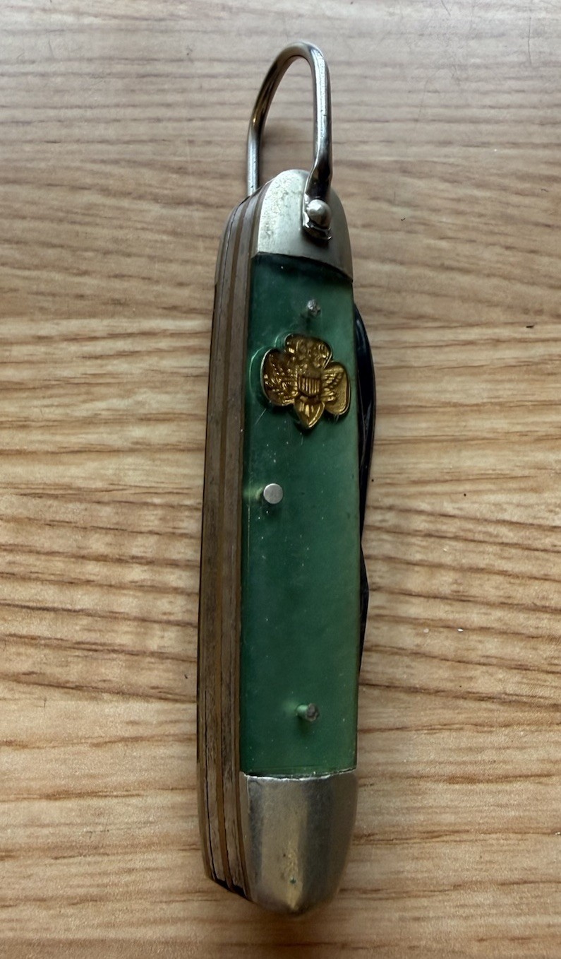 Vintage Girl Scouts Pocket Knife Green Official GSA Knife Kutmaster Vintage Girl Scouts Pocket Knife Green Official GSA Knife Kutmaster
