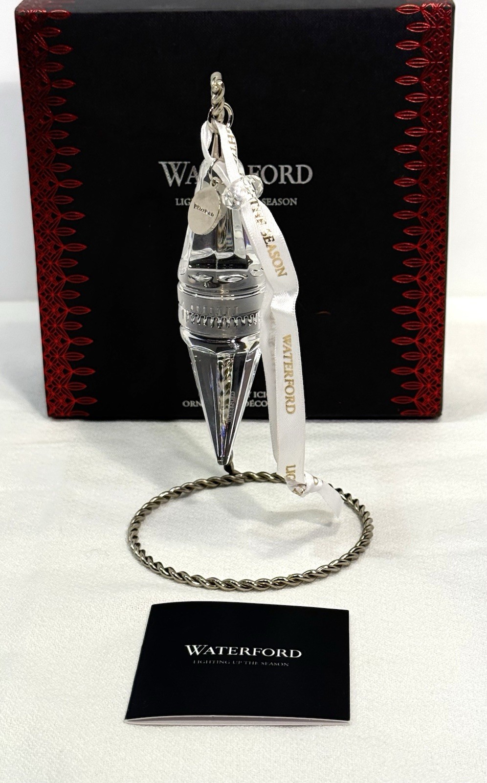 Waterford 2018 Ogham Joy Icicle 5” Tree Ornament #40030986