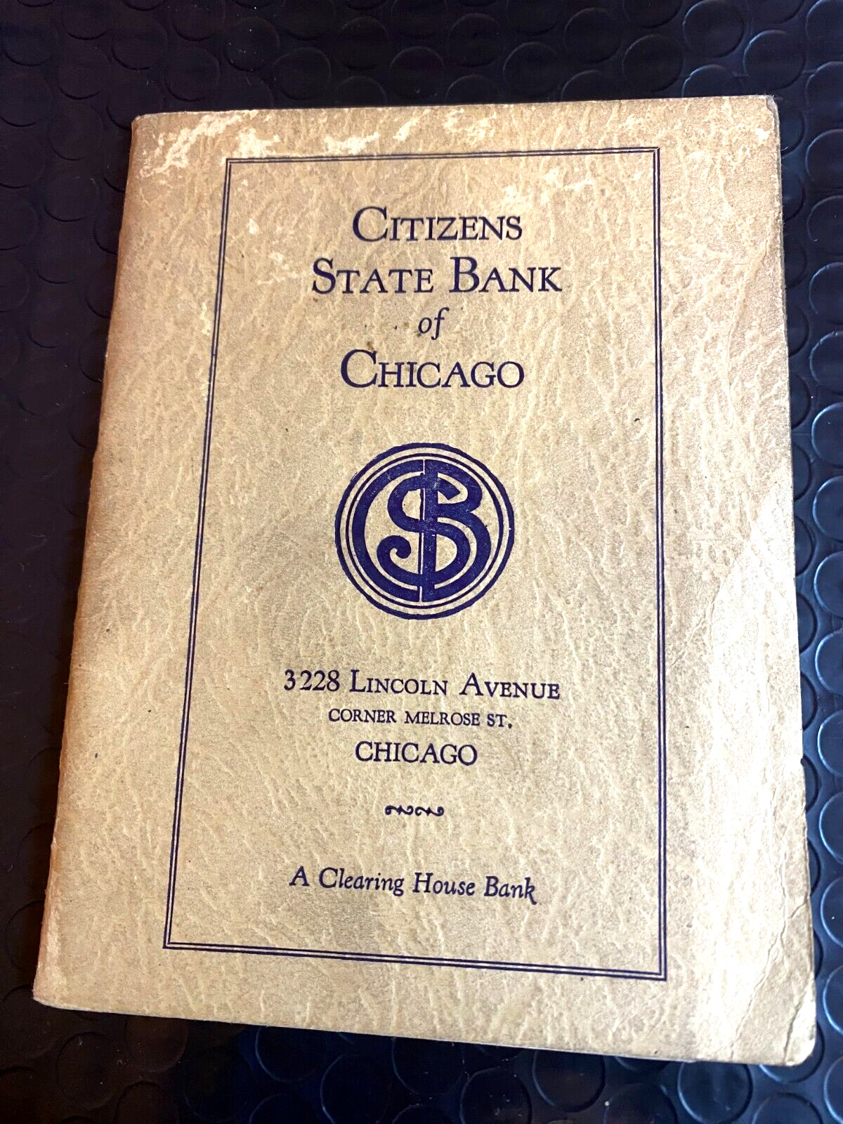 1925 Citizens Bank Chicago ADVERTISING Index of RADIO BROADCASTING STATIONS\