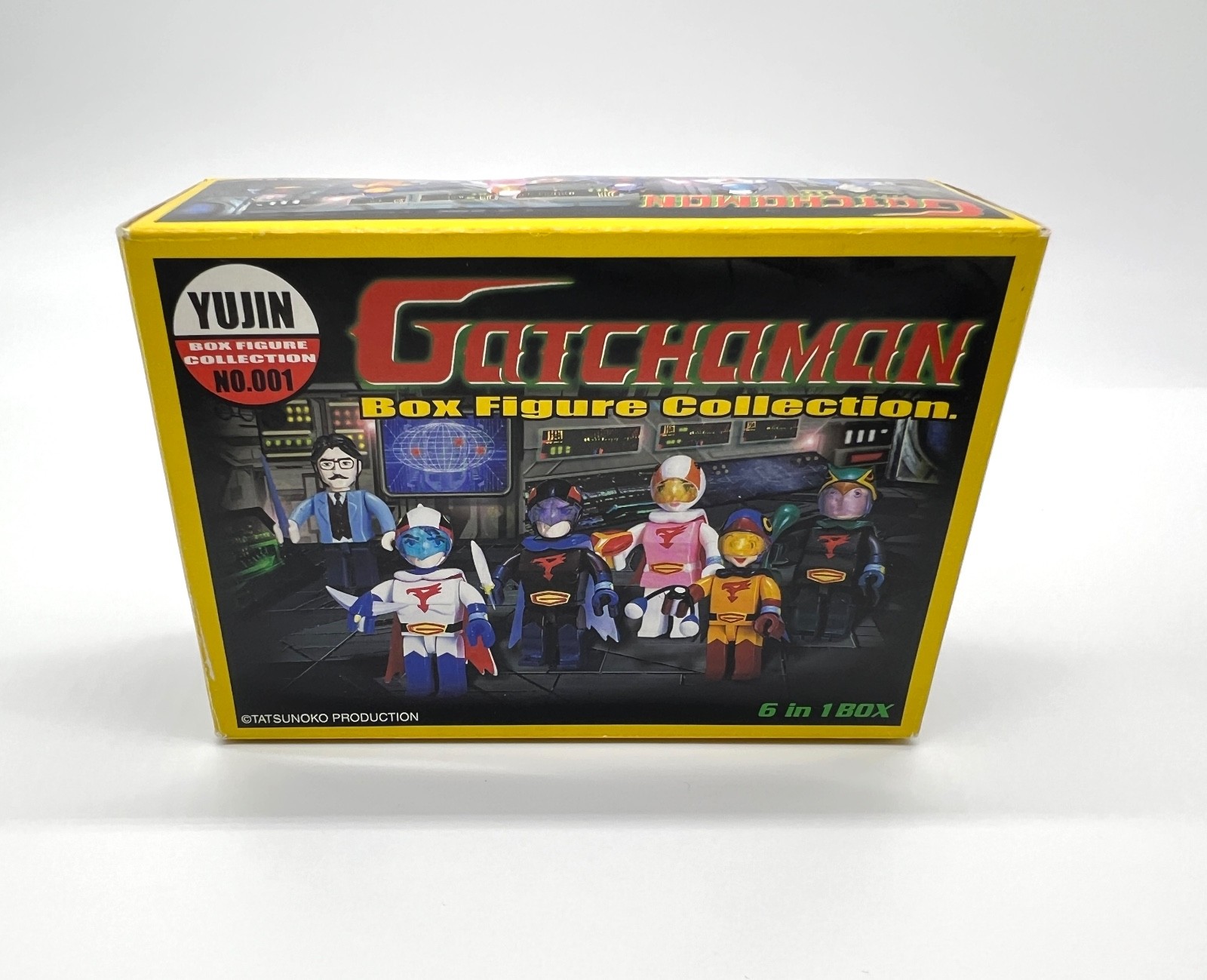 Yujin Gatchaman 6 Figure Collection Box Battle of The Planets Tatsunoko RARE