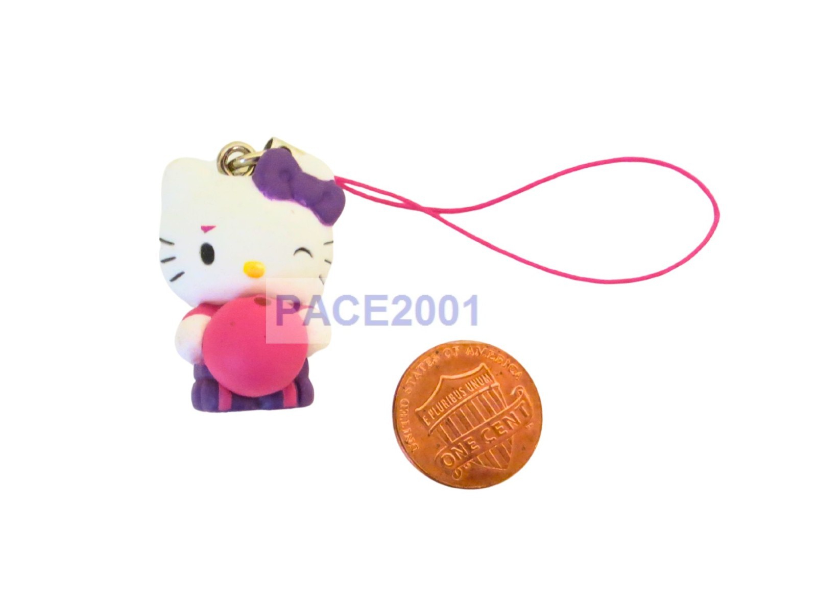 Tomy Japan Hello Kitty Bowling Sports Dangler
