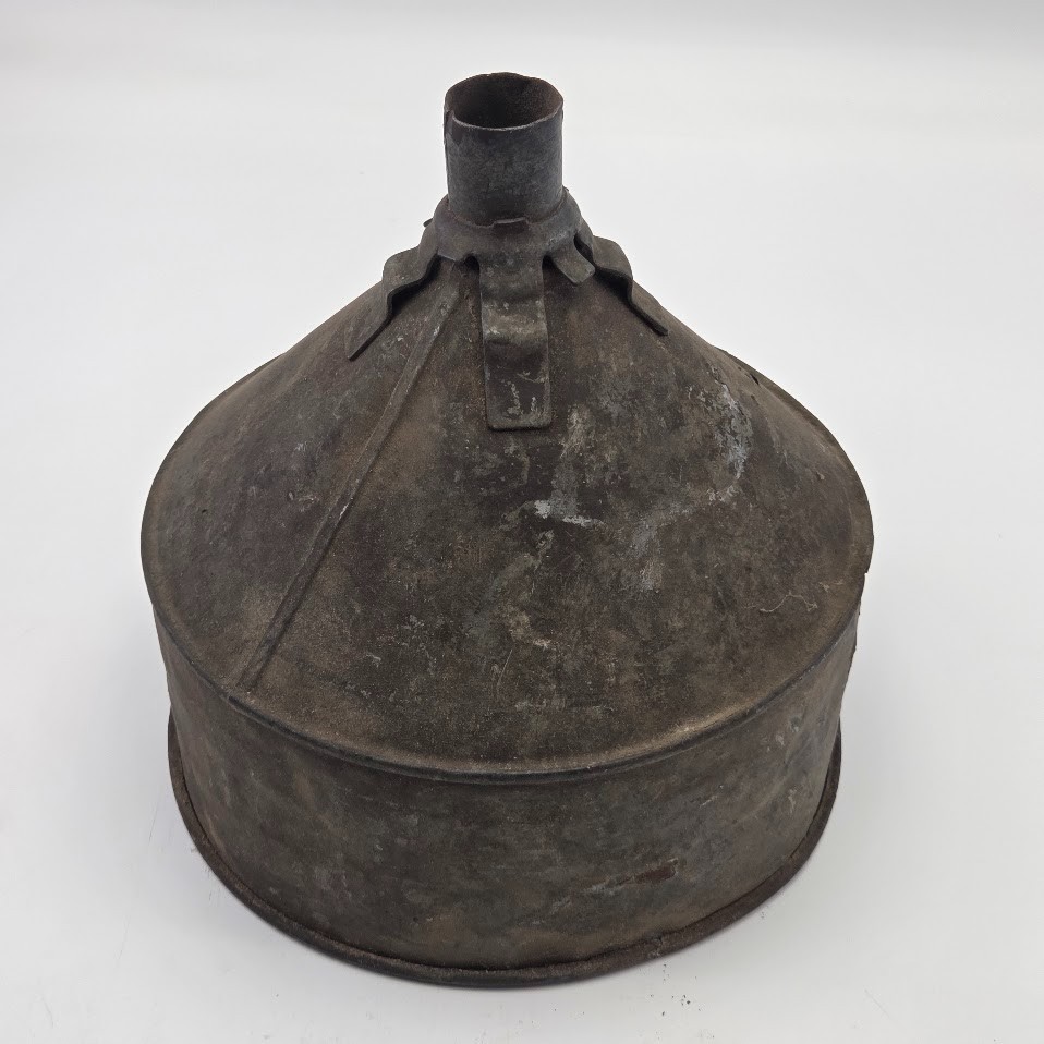 Vintage Galvanized Steel Tractor Gas Fuel Funnel 10 Vintage Galvanized Steel Tractor Gas Fuel Funnel 10