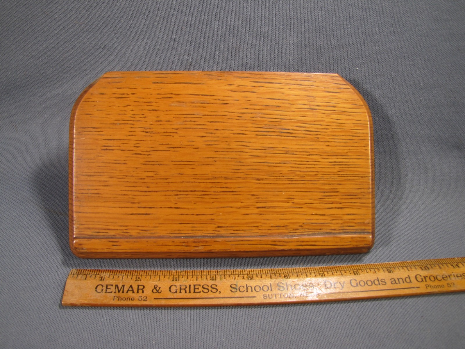 Antique Telephone Oak Writing Shelf Wood Wall Phone Western Electric & Others