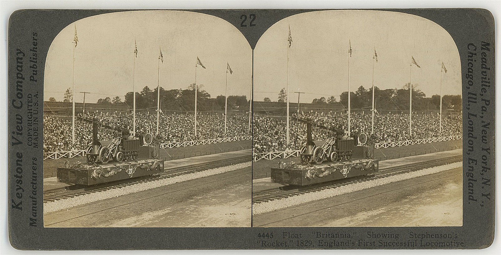 TRANSPORTATION STEREOVIEW - Railroad - \