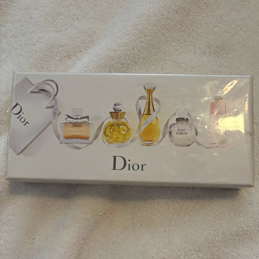 Dior Les Parfums de Dior Miniature Perfume Gift Set 5 Pc Sealed Vintage France Dior Les Parfums de Dior Miniature Perfume Gift Set 5 Pc Sealed Vintage France