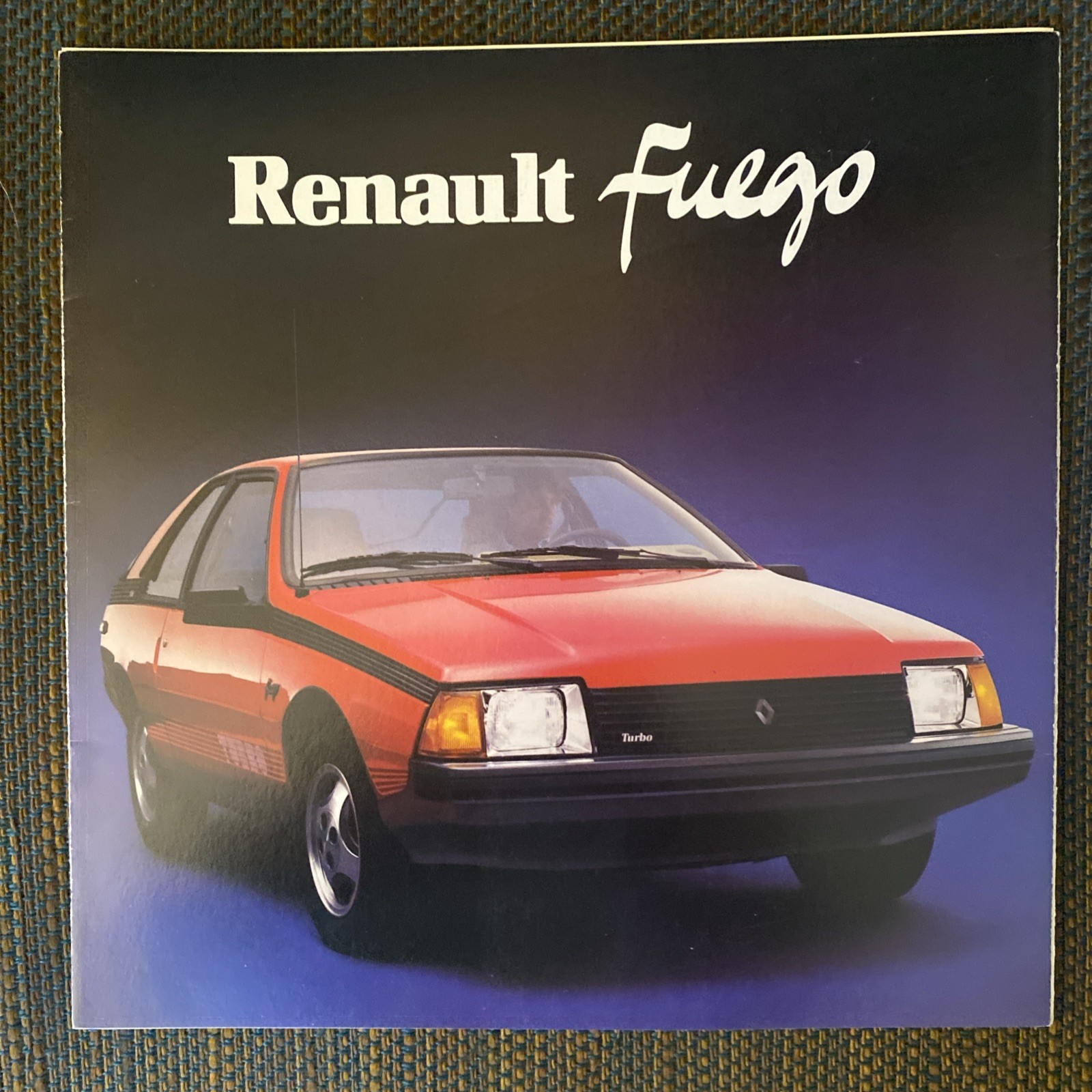 Original 1984 Renault Fuego Sales Brochure 84 Turbo
