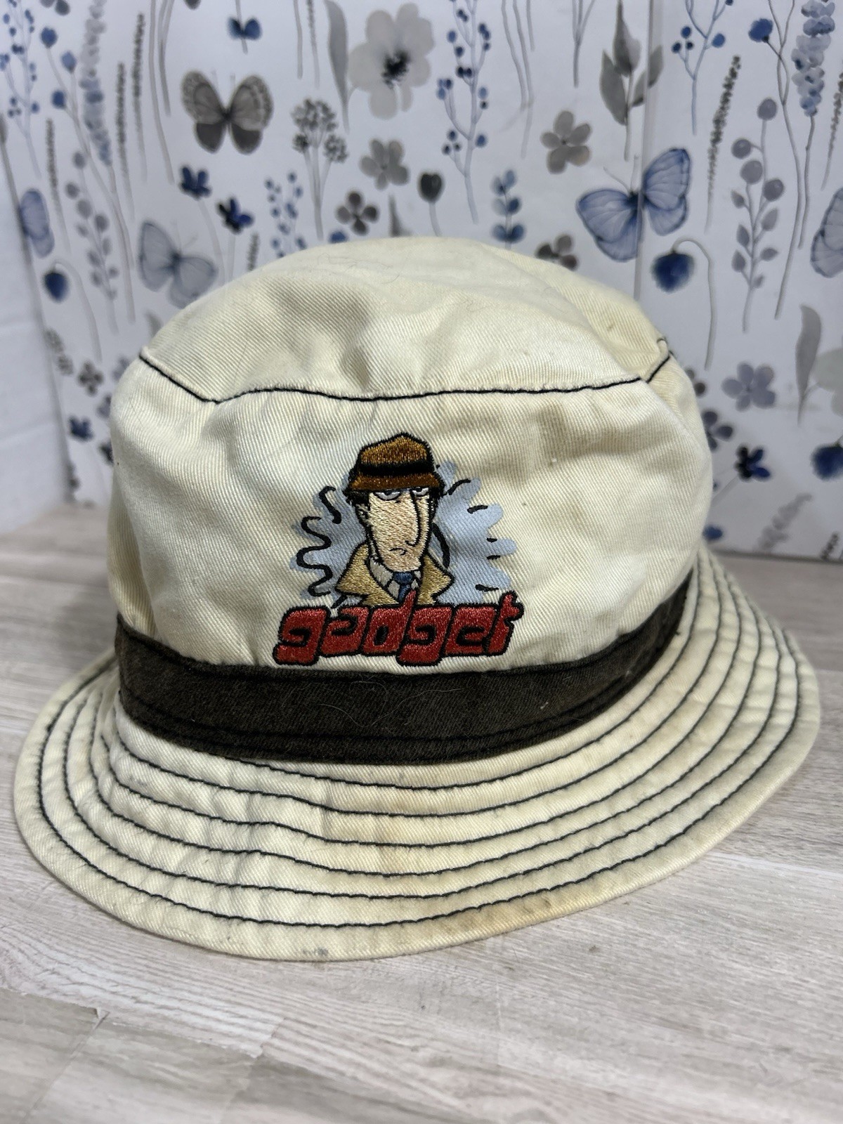 Vintage Disney Store Inspector Gadget Bucket Hat Embroidered 1990s