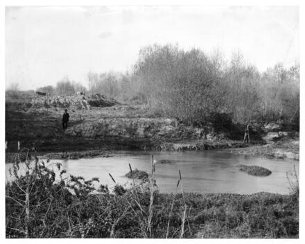 Los Angeles River in Griffith Park 1895-1898 California Old Photo