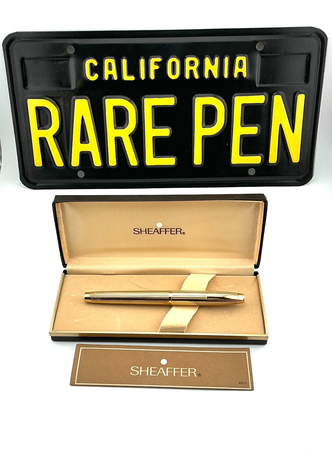 Vintage Sheaffer IMPERIAL Fountain Pen GT 14K Broad  nib NEAR MINT