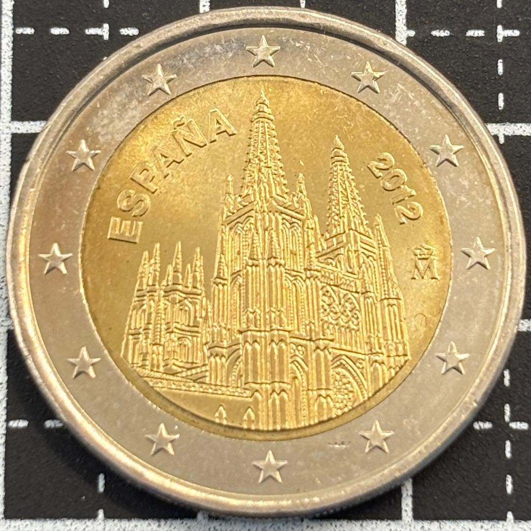 Spain 2 Euro 2012 Burgos Cathedral Commemorative Coin, World Heritage