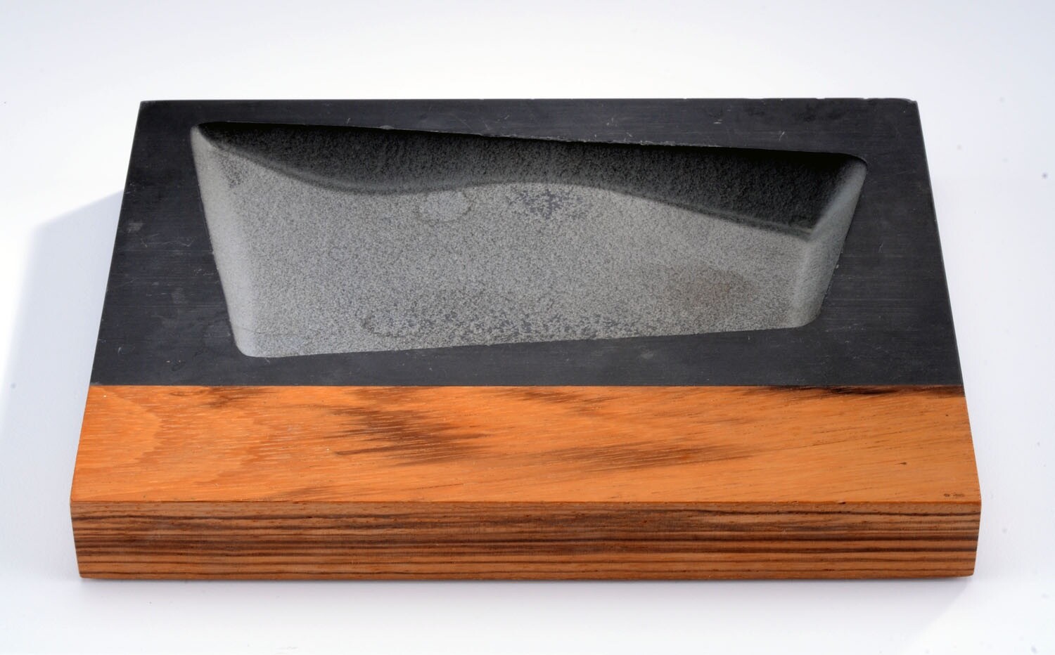 Harpswell House Mid-Century Modern Slate Tray - Influenced by Paul Evans Harpswell House Mid-Century Modern Slate Tray - Influenced by Paul Evans