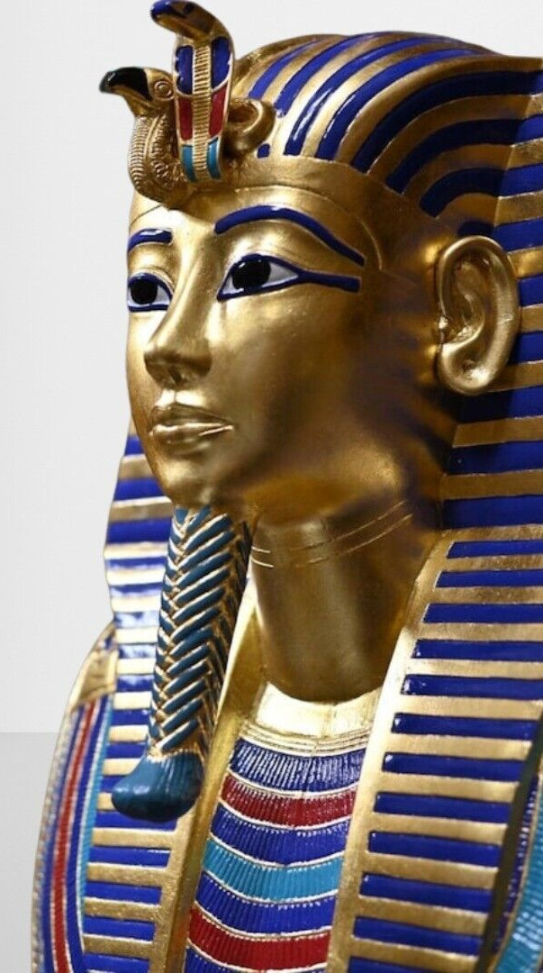 UNIQUE ANCIENT EGYPTIAN ANTIQUITIES Golden Mask Of King Tutankhamun Pharaonic BC