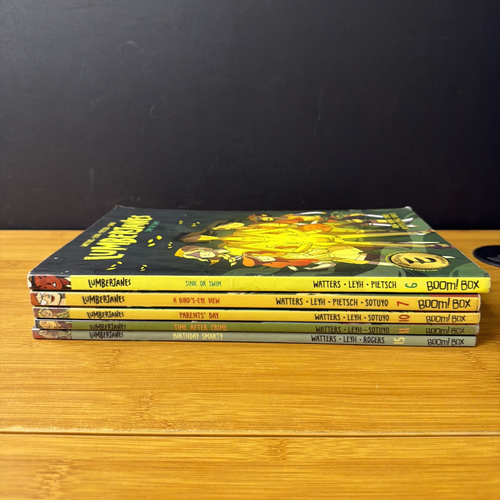 Lumberjanes Lot of 5 Paperback Graphic Novels BOOM Ex-Library Vol 6 7 10 11 15