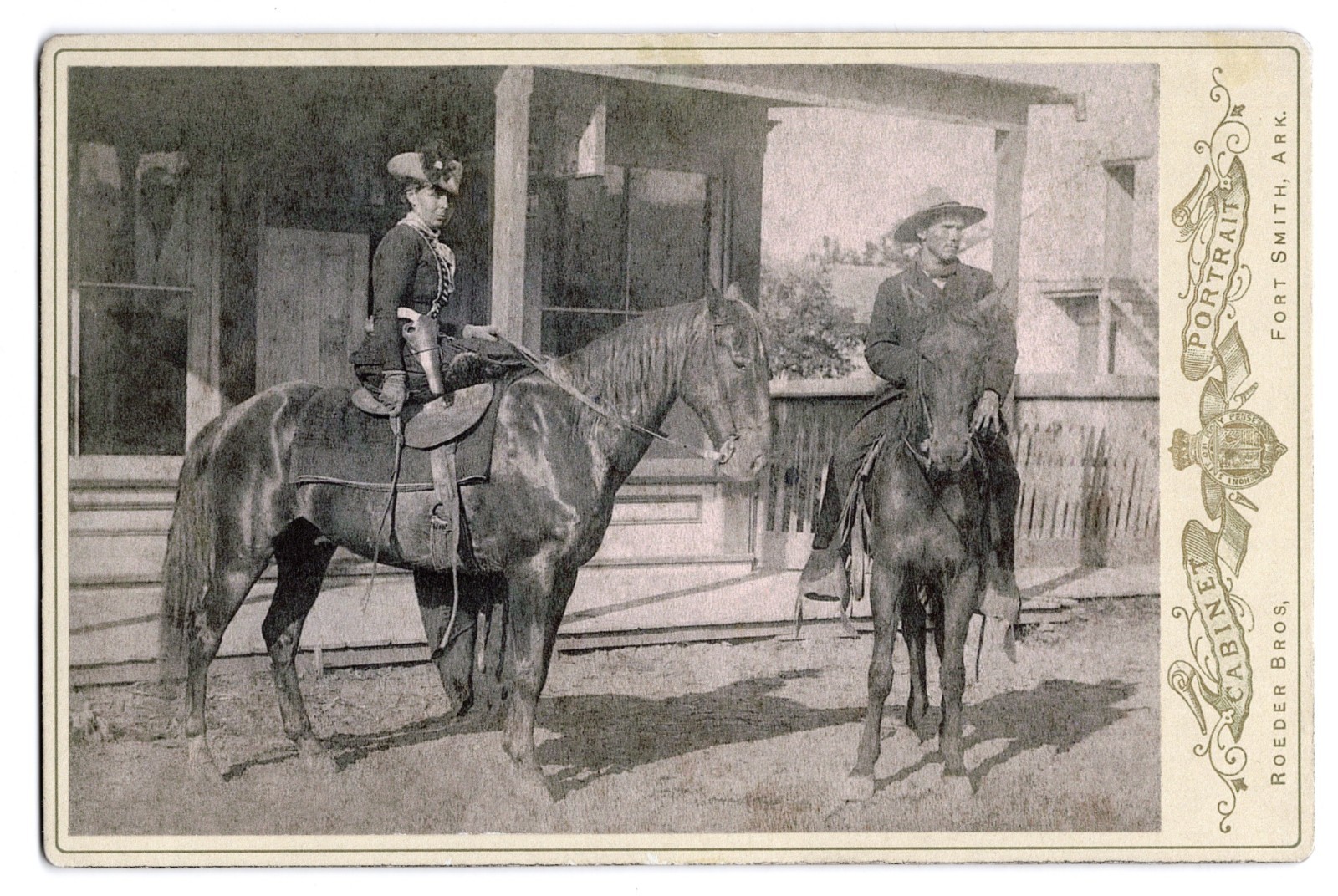 Outlaw Belle Starr shot & killed 2 weeks after this picture in Carthage Missouri