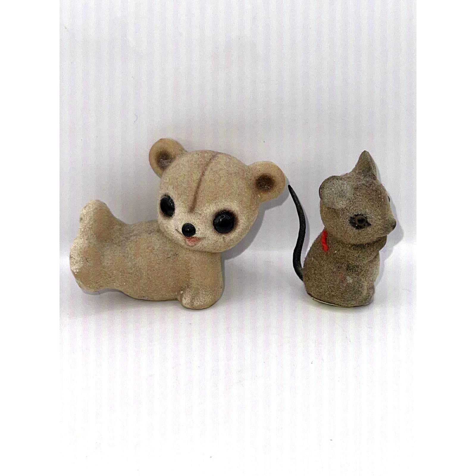 VTG Parma By AAI Made in Japan And Hong Kong Miniature Bear and Mouse Fuzzy