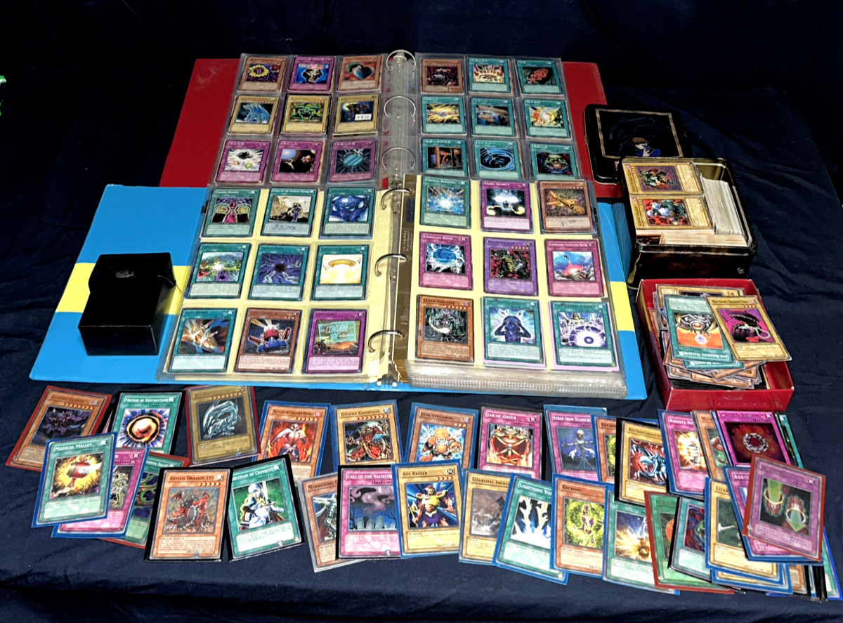 YU-GI OH Trading Cards Game Monster Traps & Spells Collection Binders Huge Lot
