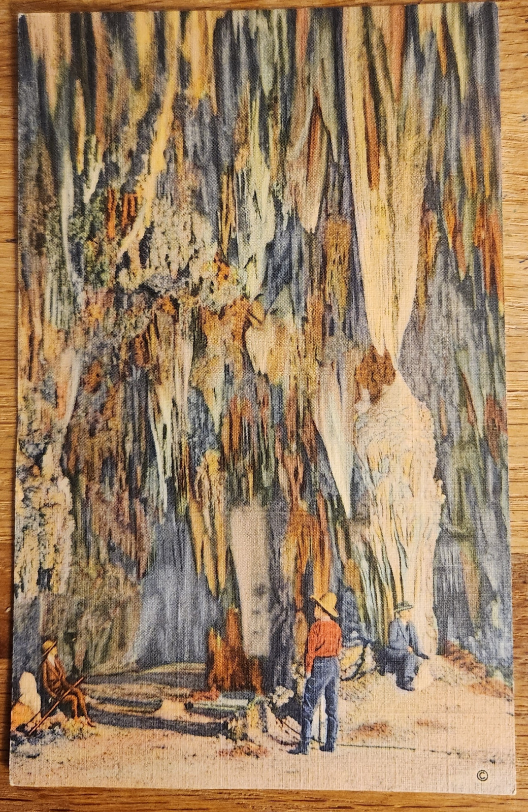 King\'s Palace Carlsbad Caverns NM Postcard PC 1920s Curteich Unused New Mexico