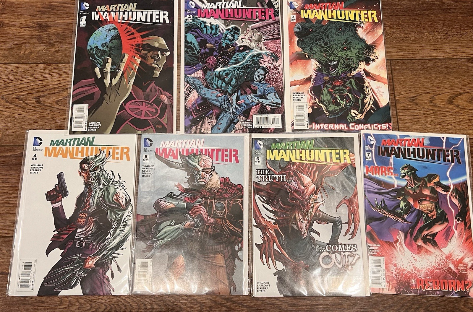 DC Comics Martian Manhunter #1-7 Comic Book Lot (2015) Vol 4
