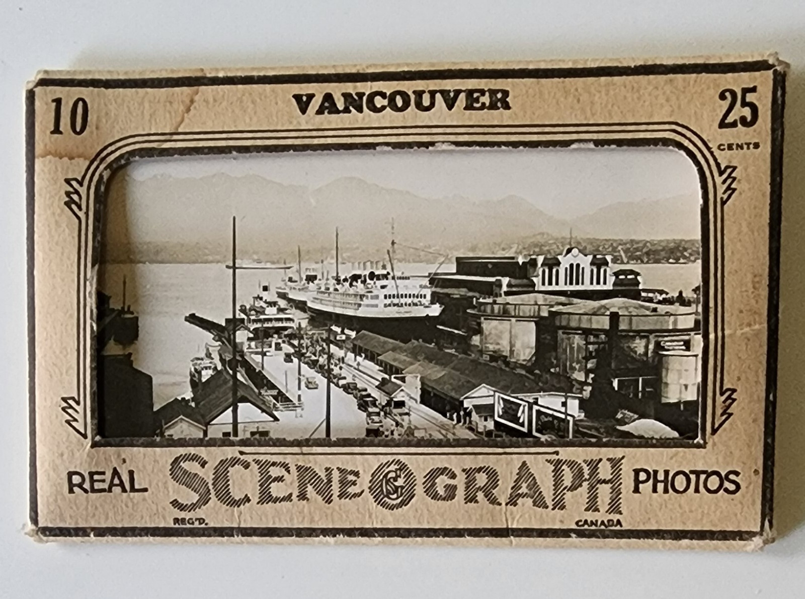 Vintage 30\'s Real SCENE O GRAPH Photos Of Vancouver The Gowen Sutton 10 Photo pk