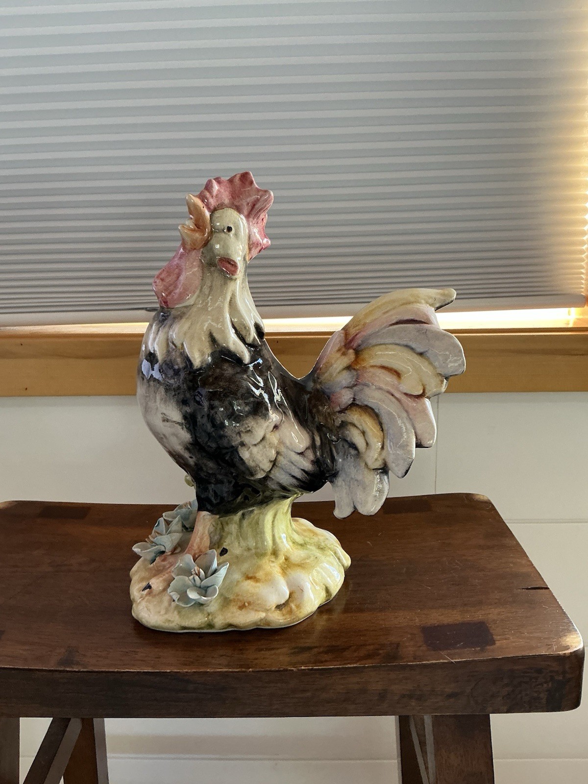 Vintage Ardalt Italian Hand-painted Ceramic Rooster Figurine