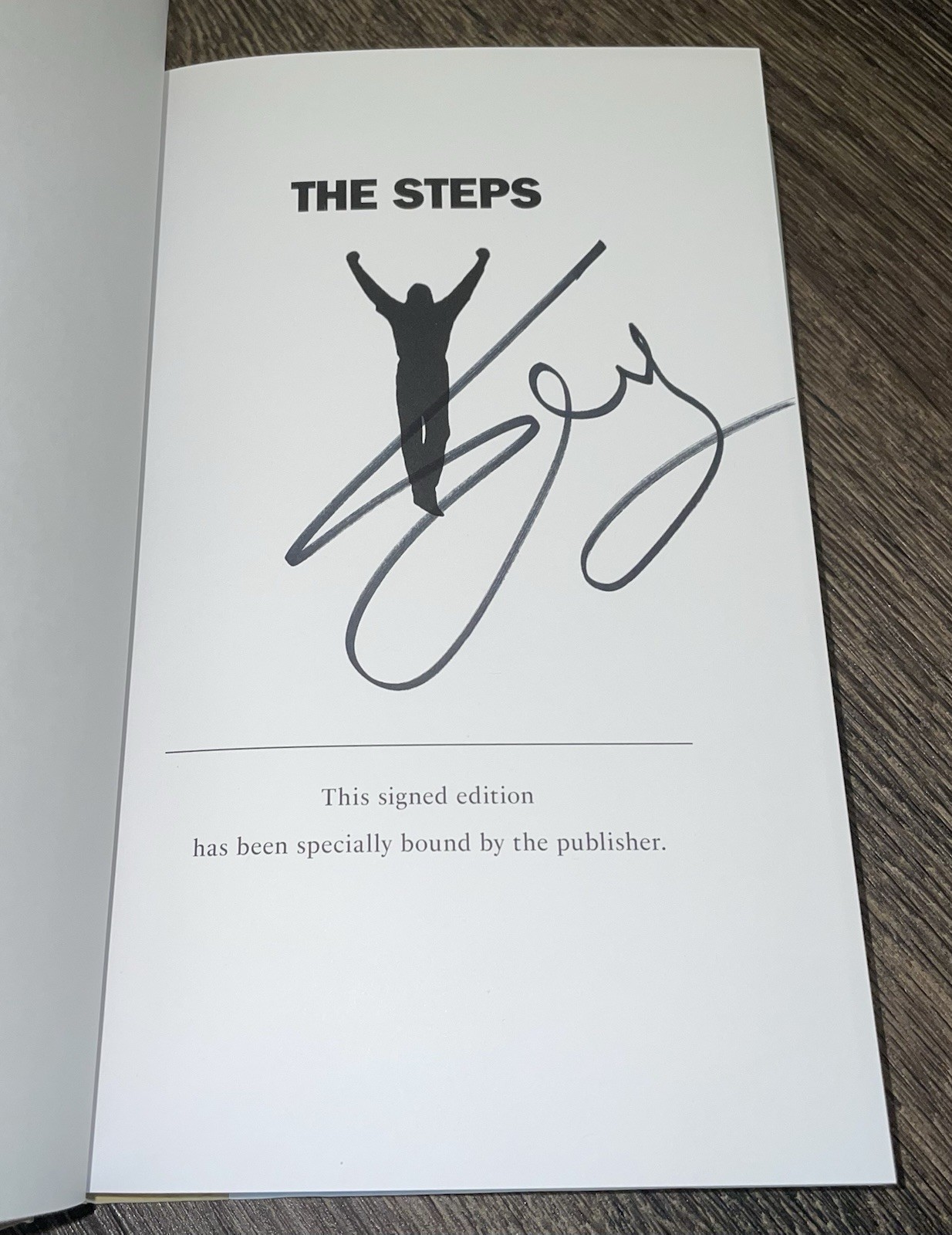 Sylvester Stallone Signed The Steps Book Autograph Rocky Balboa GRAD LOA