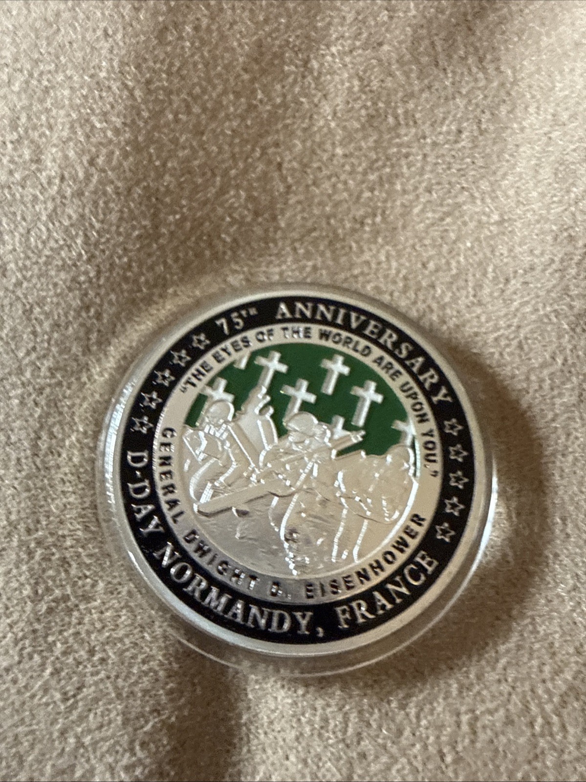 Anniversary Of D Day Normandy France-“operation Overload” Collectible Coin