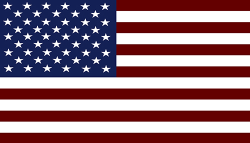 American Flag USA America Adhesive Vinyl Sticker Decal 4x7inch American Flag USA America Adhesive Vinyl Sticker Decal 4x7inch