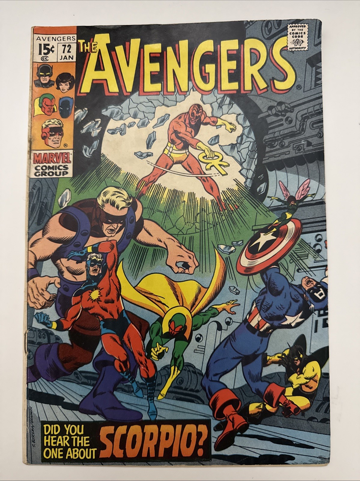 The Avengers #72 (Marvel Comics January 1970) 🔑 KEY ISSUE 🔥 NICE MID GRADE The Avengers #72 (Marvel Comics January 1970) 🔑 KEY ISSUE 🔥 NICE MID GRADE