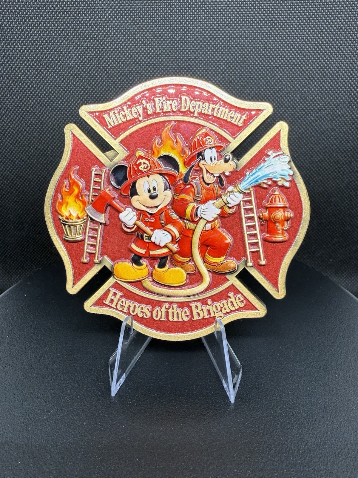 Disney Mickey Mouse Fire Department Challenge Coin