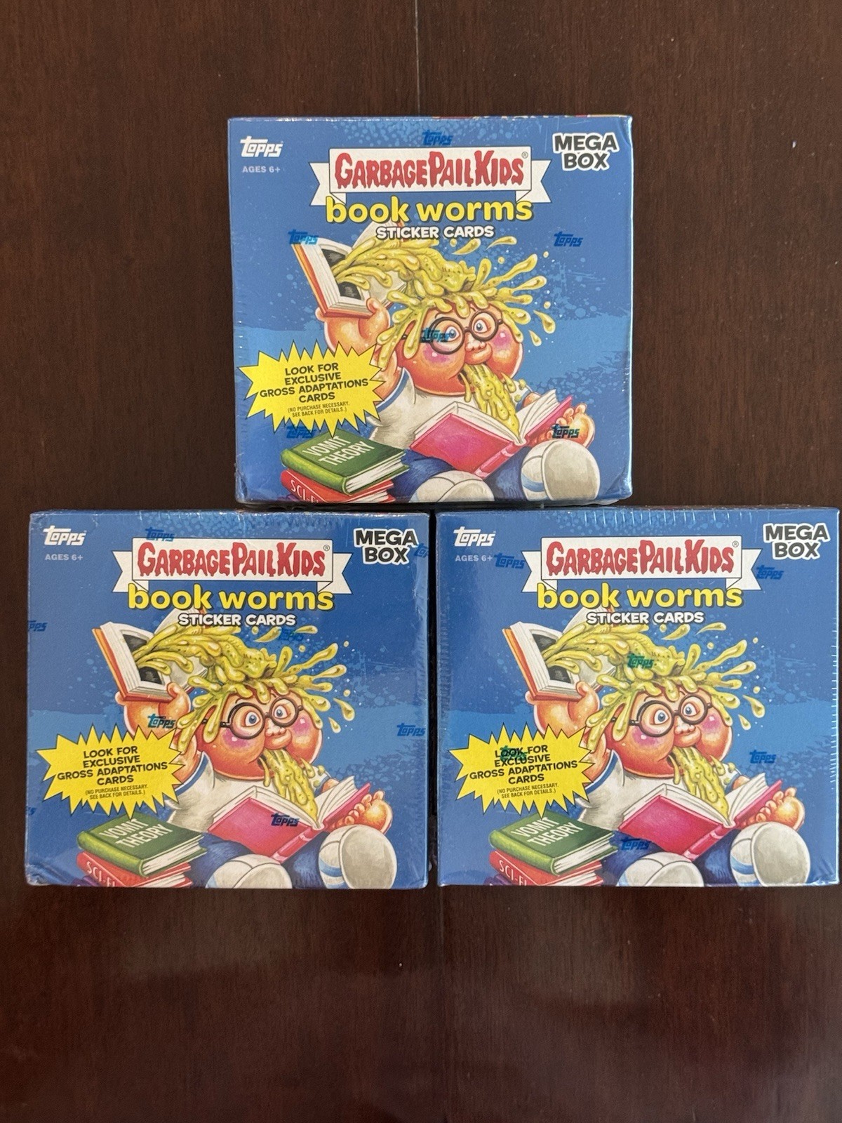2022 GPK Bookworms Walmart Exclusive Card Aisle Mega Box 3 Box Special