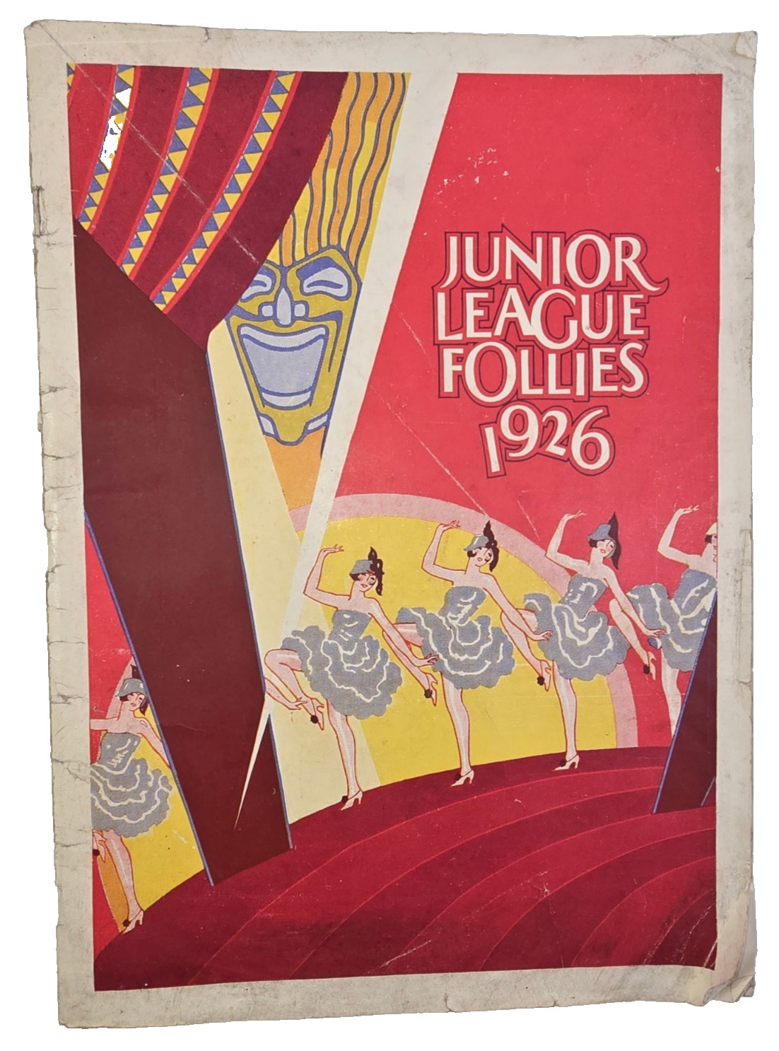 1926 Junior League Follies Tacoma Theatre Program Ephemera Rare Art Deco History