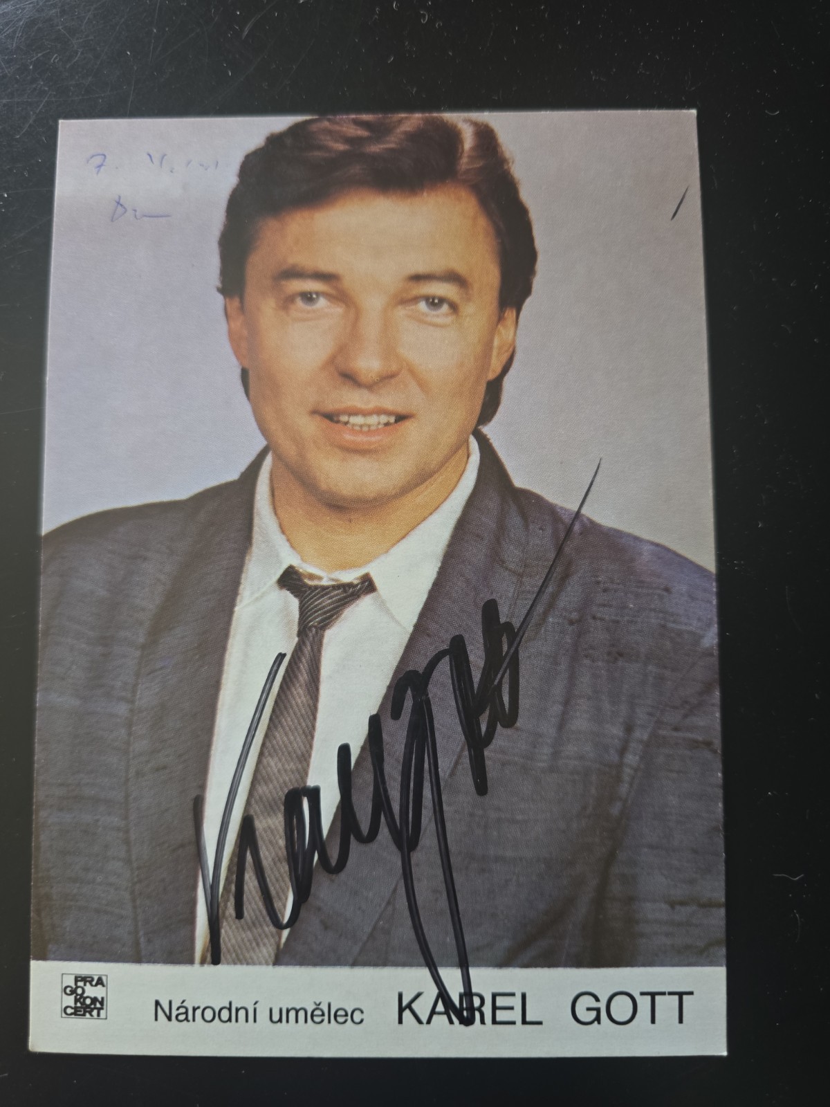 Karel Gott autograph signed original autograph signed autograph card 
