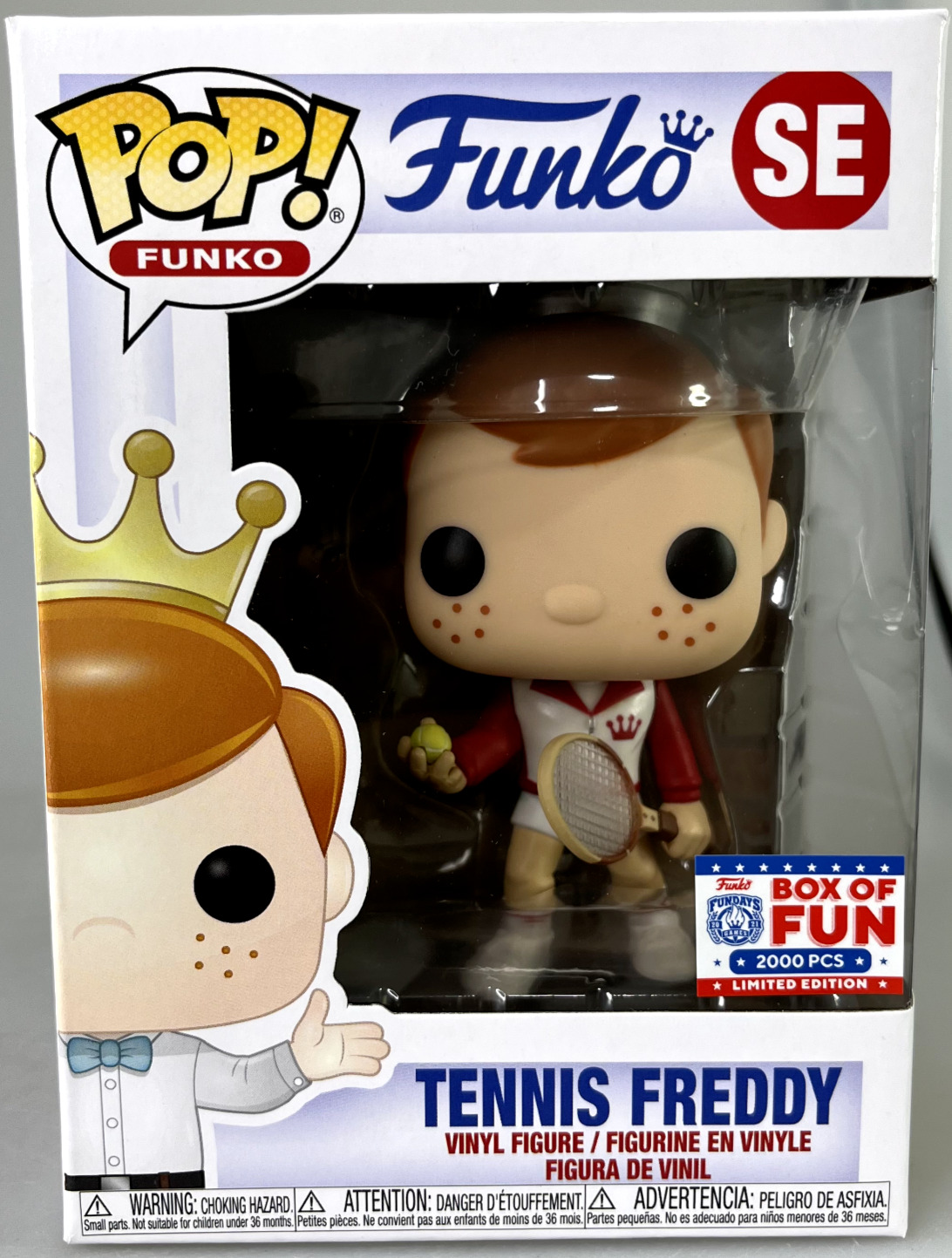 Funko Pop SE - Tennis Freddy Funko 2021 Virtual Fundays Limited to 2000 pieces