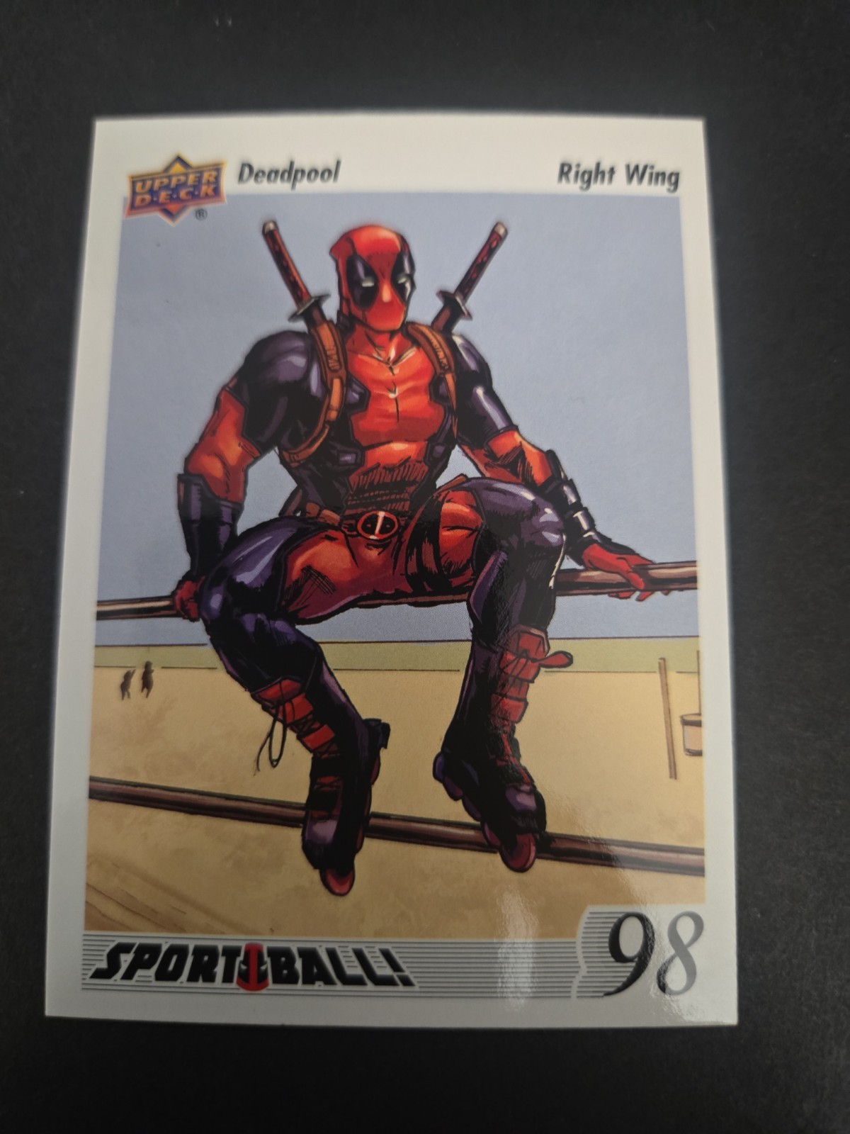 Deadpool 2019 Marvel Sport Ball SB7 Upper Deck Pavel Bure Parody Card Deadpool 2019 Marvel Sport Ball SB7 Upper Deck Pavel Bure Parody Card