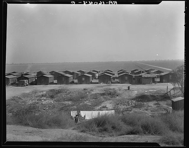 Corcoran California 1936 Mexican Cotton Picker Housing San Joaquin Valley