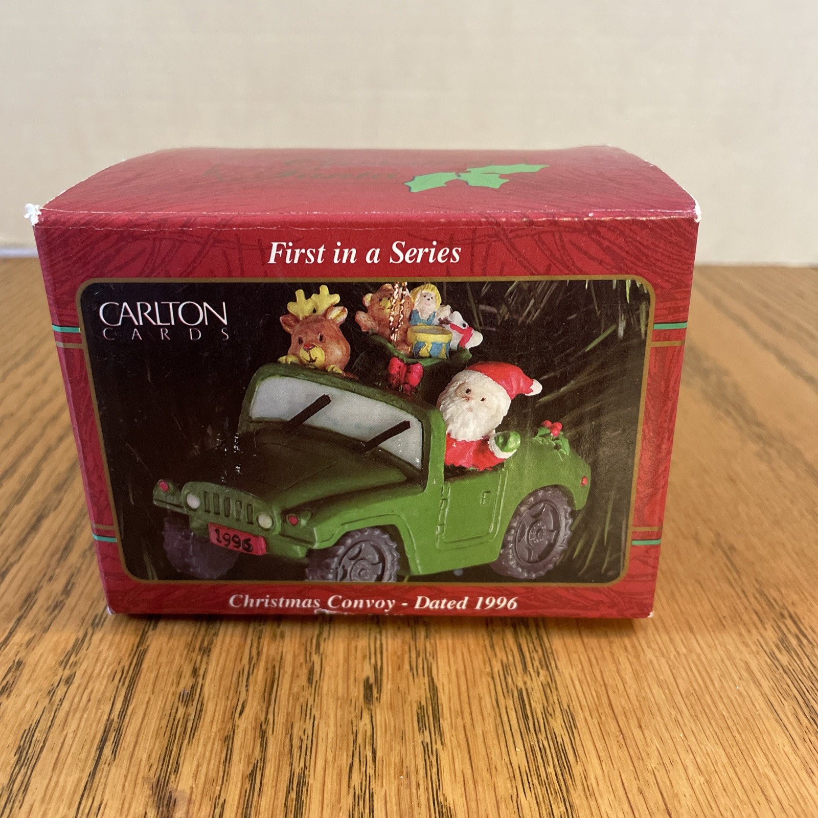 Christmas Convoy 1996 Ornament Carlton Cards First In Series NIB