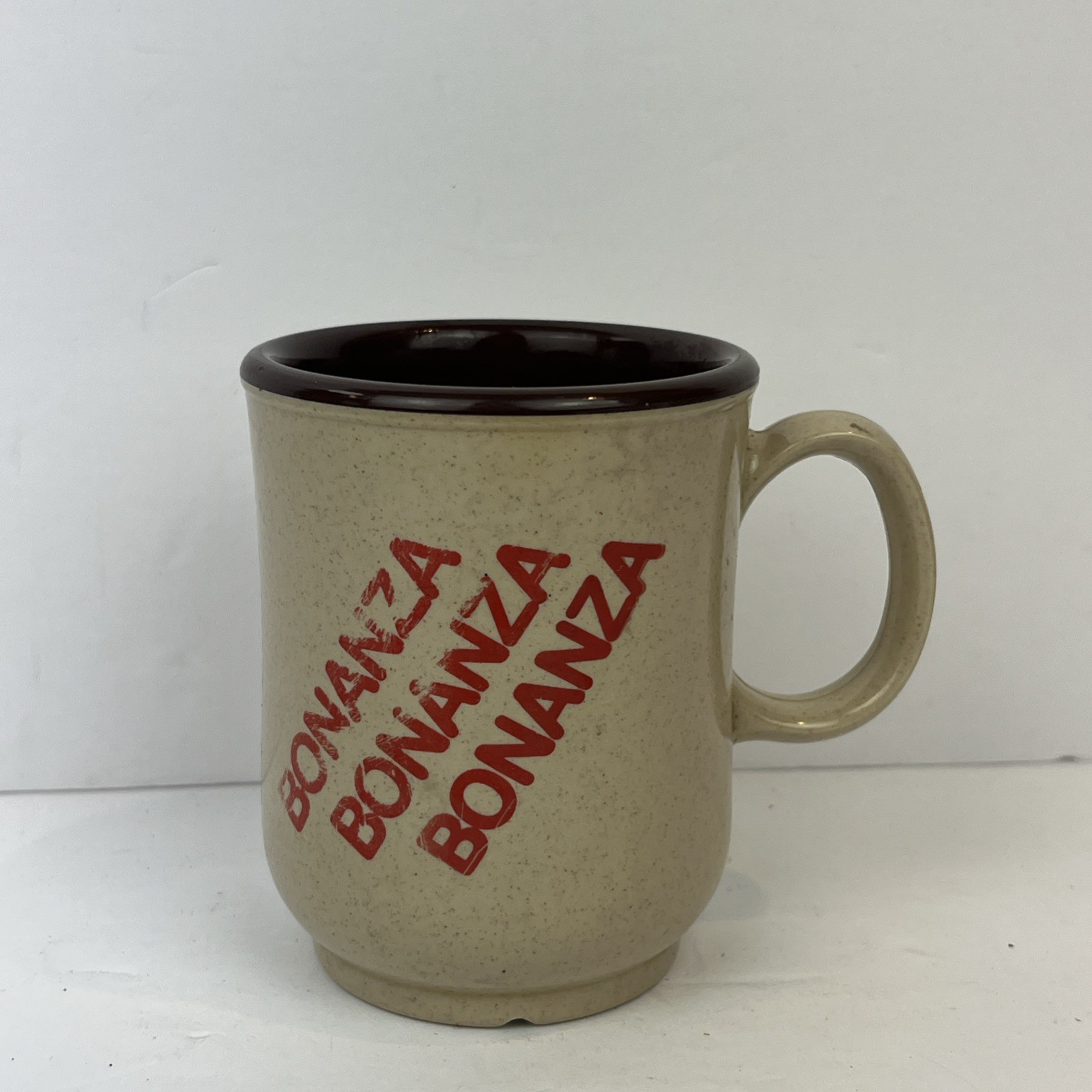 Dan Blocker / Hoss Started Bonanza Steakhouse Restaurant Plastic Coffee Mug Cup Dan Blocker / Hoss Started Bonanza Steakhouse Restaurant Plastic Coffee Mug Cup