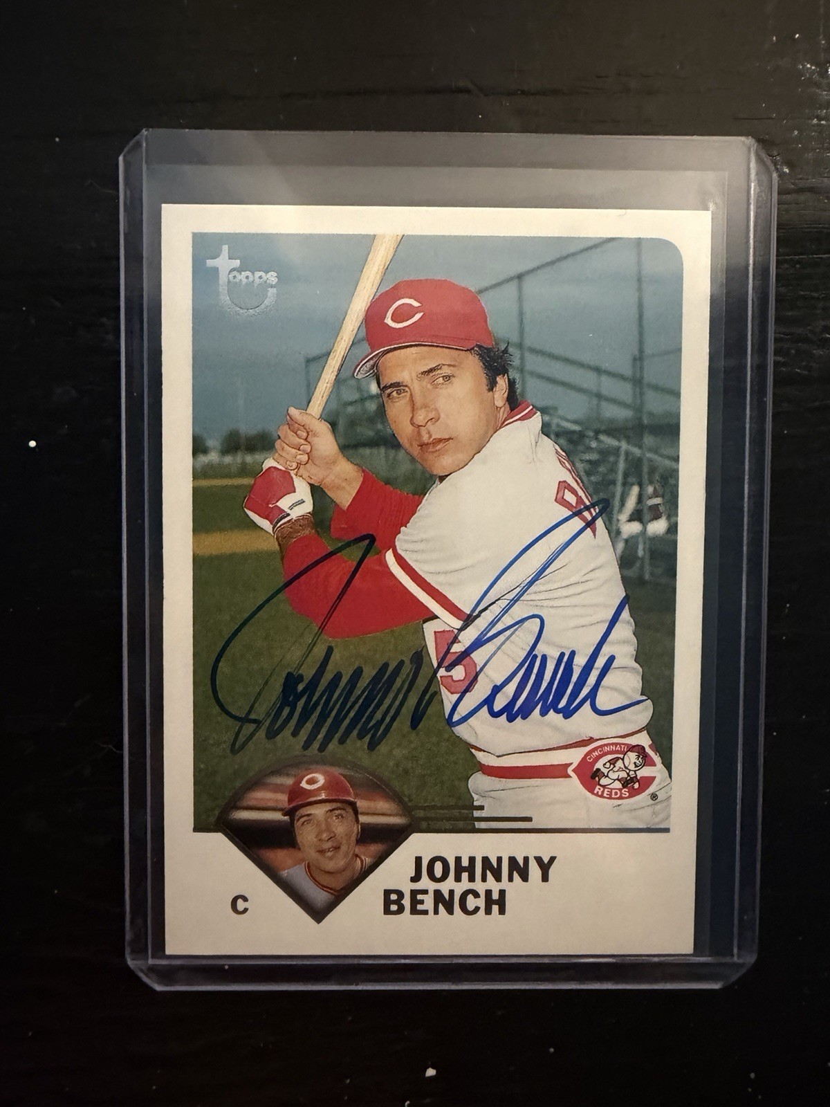 Johnny Bench Autographed 2003 Topps Retired Signature Edition Signed MLB Card