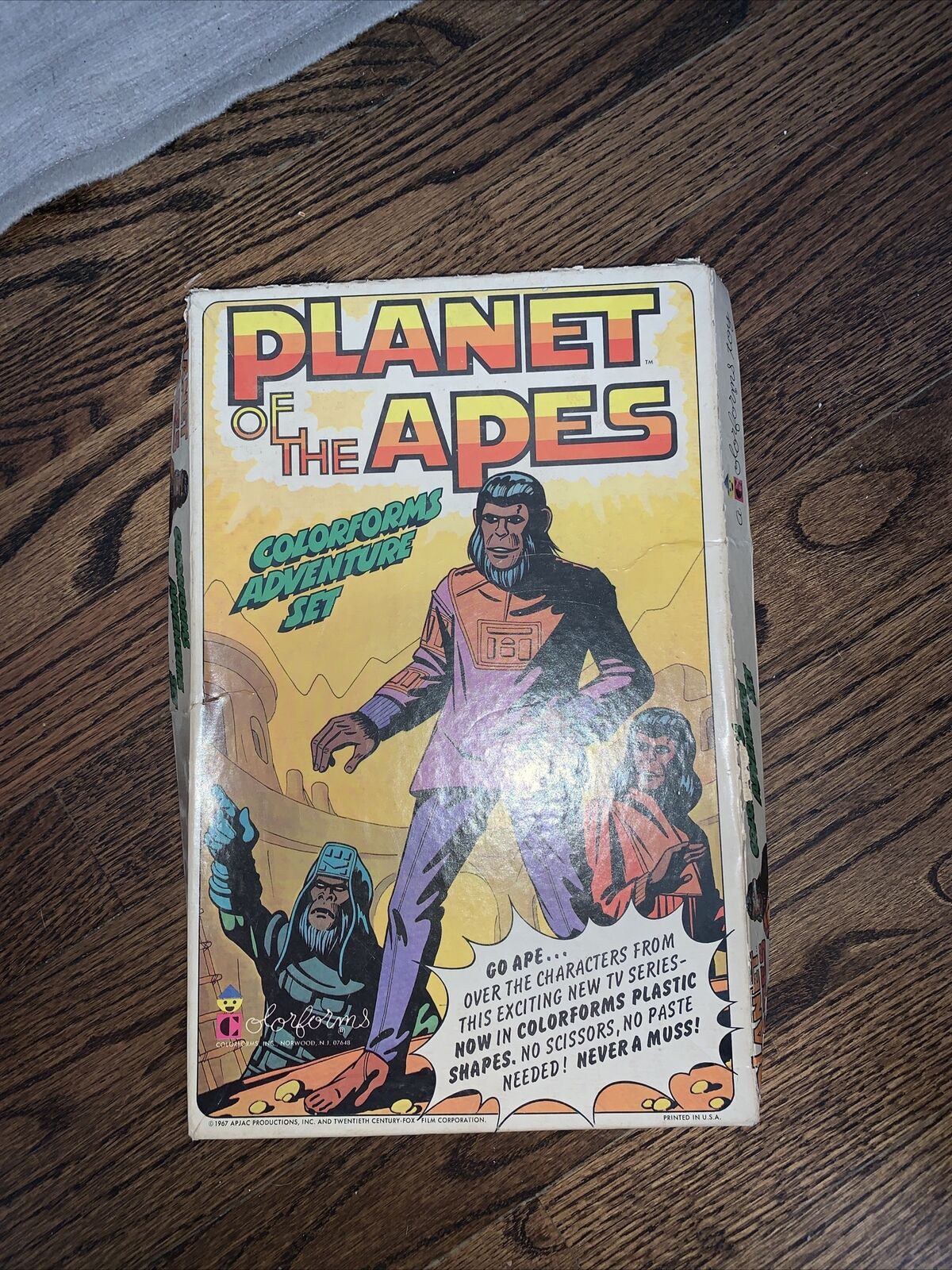 Planet of the Apes Movie Colorforms Adventure Set 1967 Apjac Cover Only