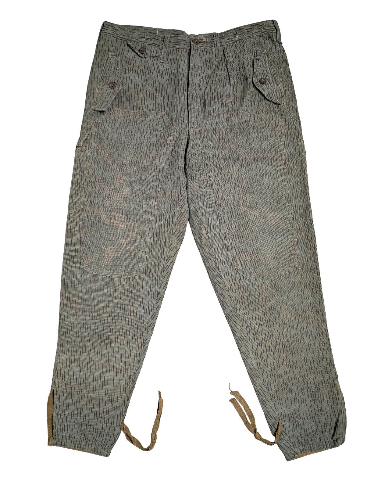 Rare Czech Army Vz.60 Rain Needle Camo Trousers - 36x31