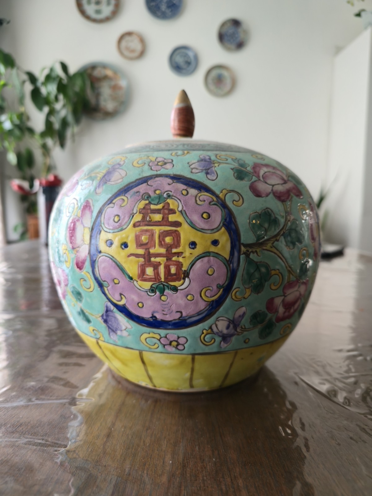 Famille Rose Jar